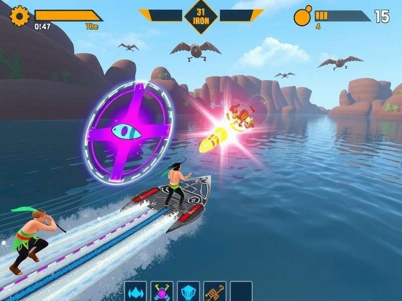 Paddle Warrior Dominator gameplay screenshot